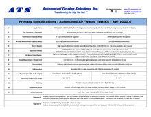 AW-1000.6, Automated Air-Water Test Kit - 6th Generation (Previous Gen)