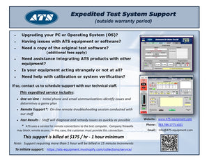 Expedited Test System Support